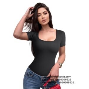 Black Sleeveless Tank Tops Shapewear Jumpsuit Threaded Bodysuit Seamless Fitness One-Piece Yoga Wear