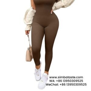 Sleeveless Tank Tops Threaded Trousers Coffee Seamless Stretch Tracksuits Fitness Onesies Yoga Wear