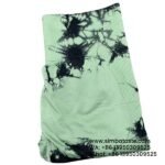 Women Army Green High Waist Tie Dye Gym Pants Shapewear Yoga Pants