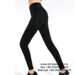 Women Black Gym Pants High Stretch Sports Leggings High Waist Yoga Pants