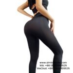 Women Black High Waist Stretch Gym Pants Quick-Drying Running Sweatpants 2