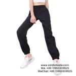Women Black Loose Sweatpants High-Waisted Quick-Drying Yoga Trousers Cargo Pants