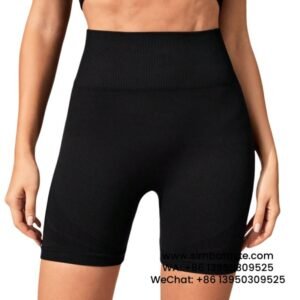 Women Black TK Hot Selling High-Waisted Gym Pants Athletic Hip Lift Yoga Shorts