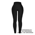 Women Black Thread Sports Leggings Seamless Yoga Pants Yoga Wear Leggings