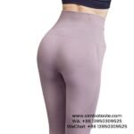 Women Coffee Purple Gym Pants High Stretch Sports Leggings High Waist Yoga Pants