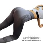 Women Dark Gray High Waist Stretch Gym Pants Quick-Drying Running Sweatpants