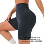Women Dark Gray TK Hot Selling High-Waisted Gym Pants Athletic Hip Lift Yoga Shorts