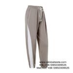 Women Khaki Loose Cuff Sweatpants Slim Running Rrousers Yoga Gym Pants
