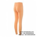 Women Orange Yoga Pants Sexy Stretch Hip Lift Gym Pants High-Waisted Sweatpants