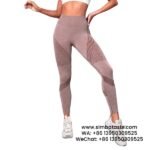 Women Pink Seamless Hip Lift Gym Pants Tight High Rise Yoga Pants