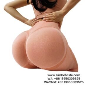 Women Pink Yoga Pants Sexy Stretch Hip Lift Gym Pants High-Waisted Sweatpants