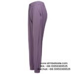 Women Purple Loose Sweatpants High-Waisted Quick-Drying Yoga Trousers Cargo Pants