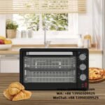 Capacity 18L 1300W Material PP Plastic Shell Square Black Electric Oven 2