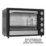 Capacity 32L 1600W Material PP Plastic Shell Square Black Electric Oven 3