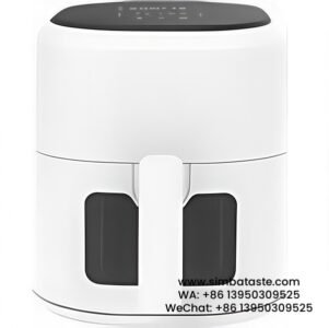 Capacity 4.5L 1200W Material PP Plastic Shell Digital White Air Fryer 2