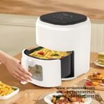 Capacity 4.5L 1200W Material PP Plastic Shell Digital White Air Fryer SD-AF 2
