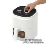 Capacity 4.5L 1200W Material PP Plastic Shell Double Knob Mechanical White Air Fryer