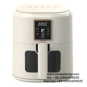 Capacity 4.5L 1200W Material PP with Stalinite Window White Air Fryer SD-AF3