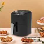 Capacity 4.5L 1400W Material PP Plastic Shell Mechanical Black Air Fryer 3