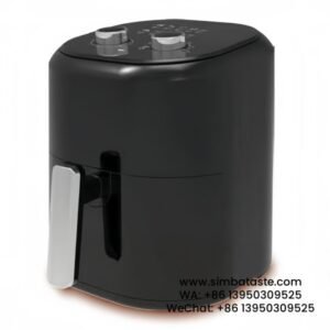 Capacity 4.5L 1400W Material PP Plastic Shell Mechanical Black Air Fryer