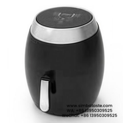 Capacity 8.5L 1800W Material PP Plastic Shell Round Drum-Shaped Black Air Fryer
