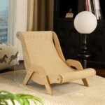 Cat Scratch Board Cat Reclining Chair Wooden Hammock Grinding Claws Sisal Cat Bed