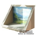 DIY Retro Style Oil Painting Frame Wilderness Cat Scratch Board Cat Nest