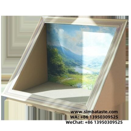 DIY Retro Style Oil Painting Frame Wilderness Cat Scratch Board Cat Nest 2