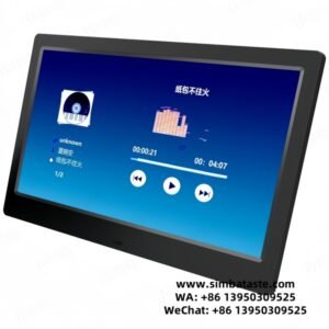 10.1 Inches Digital Photo Frame Digital Photo Albums USB Flash Drive Video Player Black Music