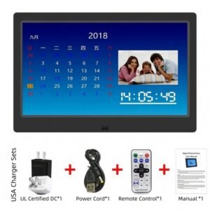 10.1 Inches Digital Photo Frame Digital Photo Albums USB Flash Drive Video Player Black USA