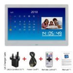 10.1 Inches Digital Photo Frame Digital Photo Albums USB Flash Drive Video Player White UK