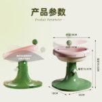 Cat Bowl Ceramic Anti-Tipping Cat Water Bowl Adjustable Height Dog Bowl 13