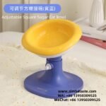 Cat Bowl Ceramic Anti-Tipping Cat Water Bowl Adjustable Height Dog Bowl 8